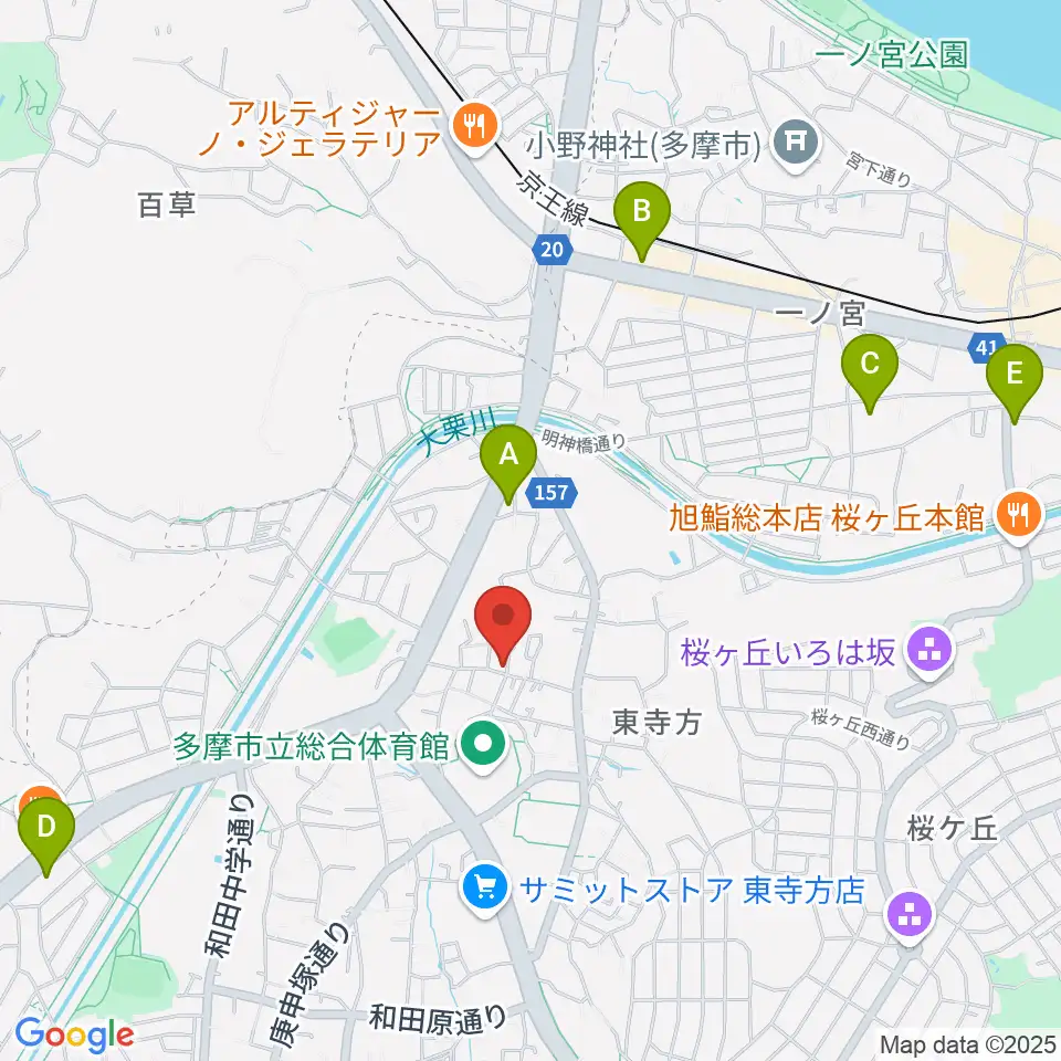 大樹バイオリン工房周辺のコンビニエンスストア一覧地図