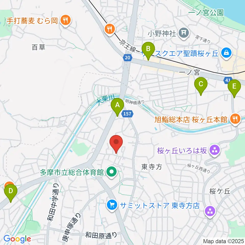 大樹バイオリン工房周辺のコンビニエンスストア一覧地図