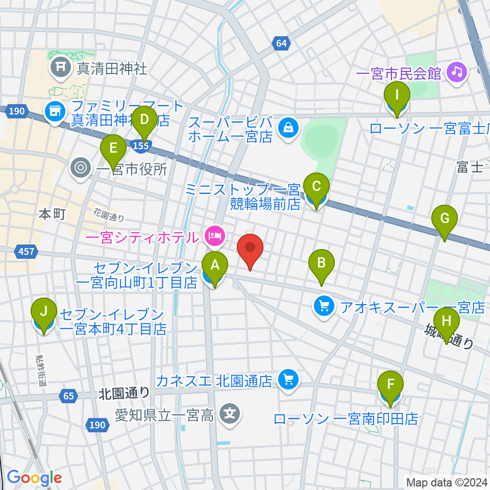 Studio 3km周辺のコンビニエンスストア一覧地図