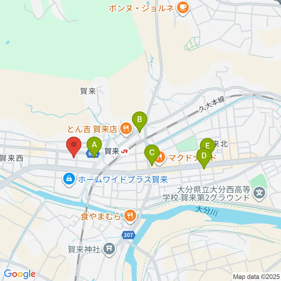 ソニコドラム教室周辺のコンビニエンスストア一覧地図