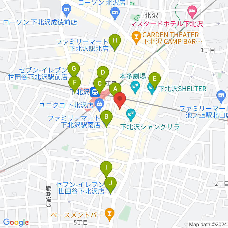 LANDRUTH ランドルース周辺のコンビニエンスストア一覧地図