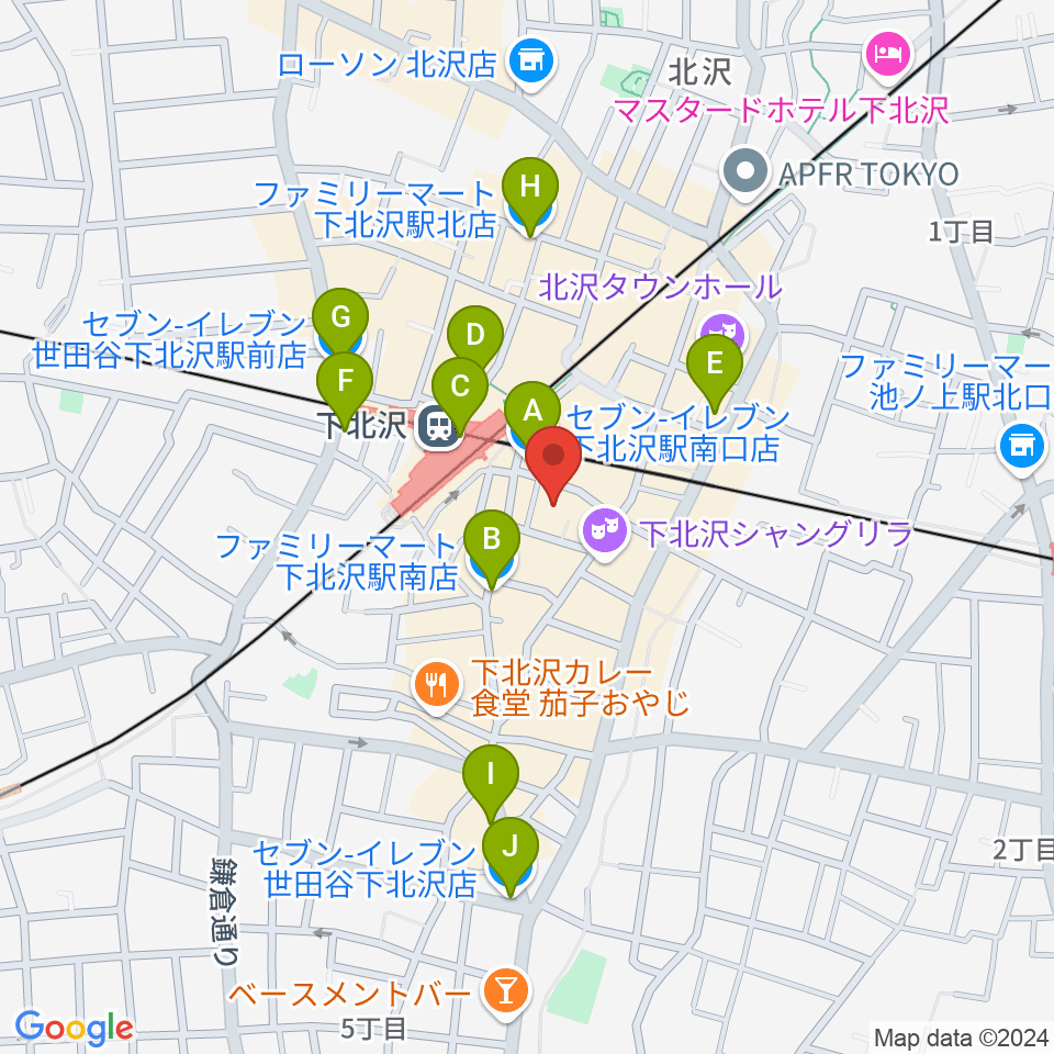 LANDRUTH ランドルース周辺のコンビニエンスストア一覧地図