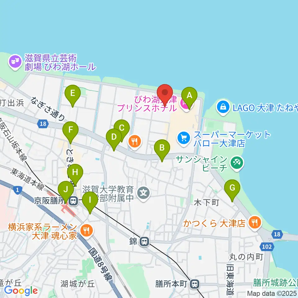 ウカルちゃんアリーナ周辺のコンビニエンスストア一覧地図