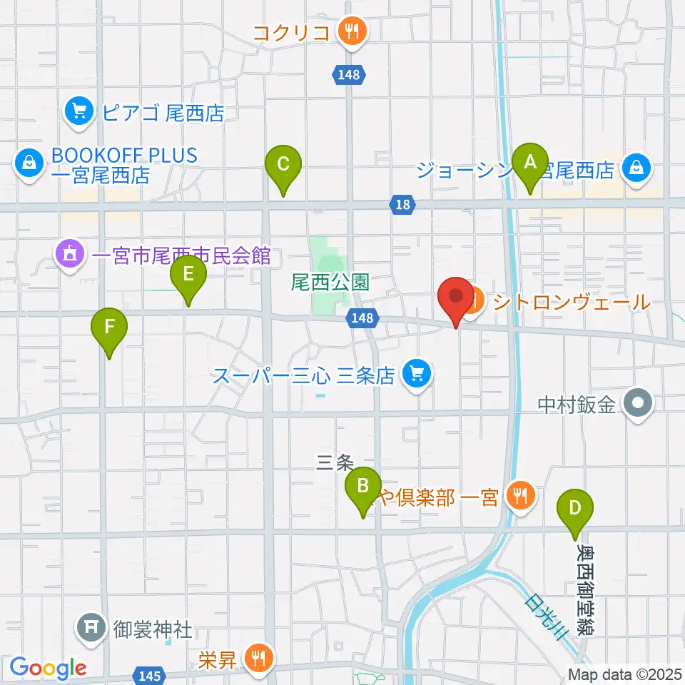 Guitar Shop SOUNDNINE周辺のコンビニエンスストア一覧地図