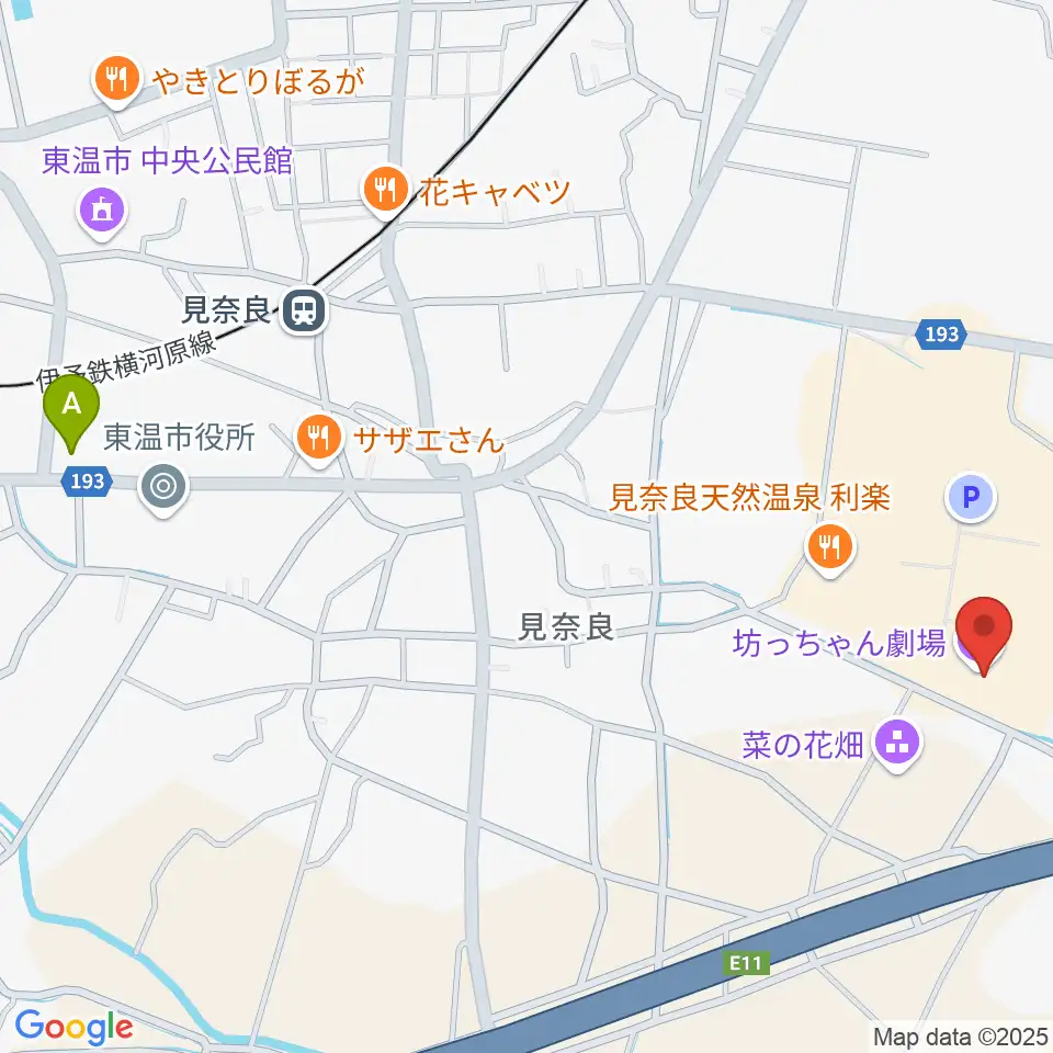 坊っちゃん劇場周辺のコンビニエンスストア一覧地図