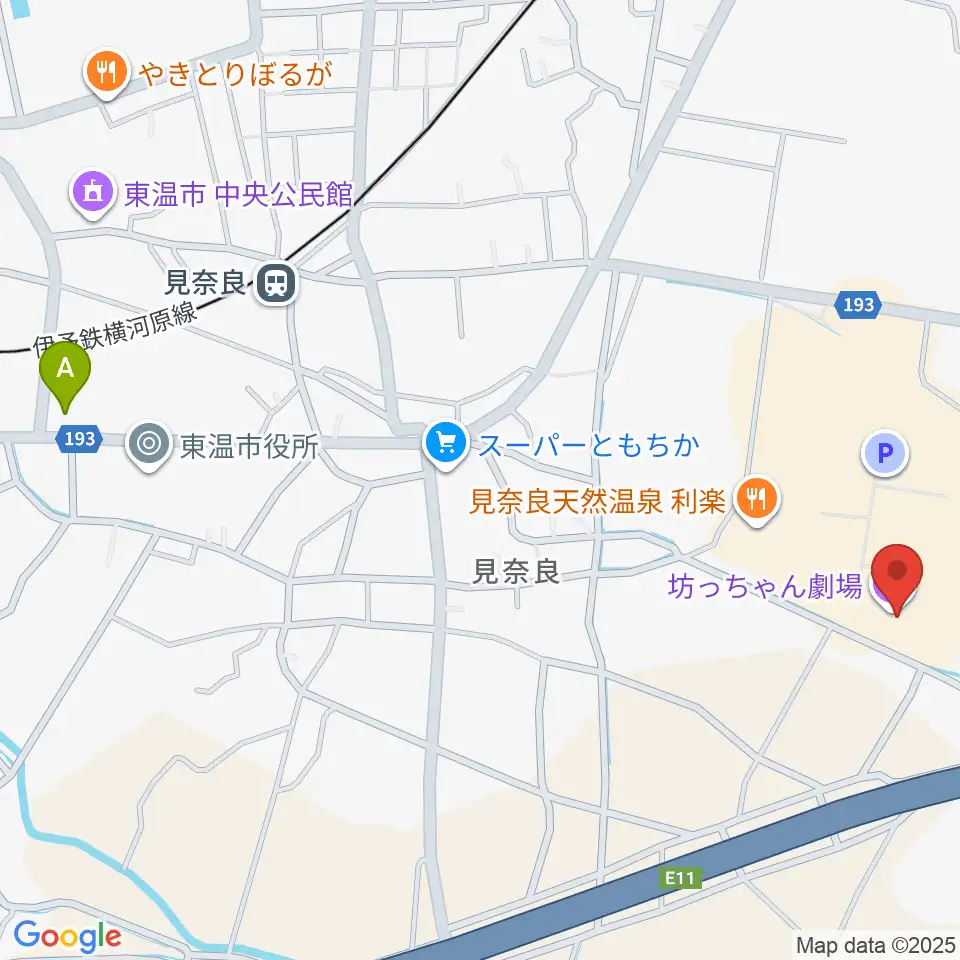 坊っちゃん劇場周辺のコンビニエンスストア一覧地図