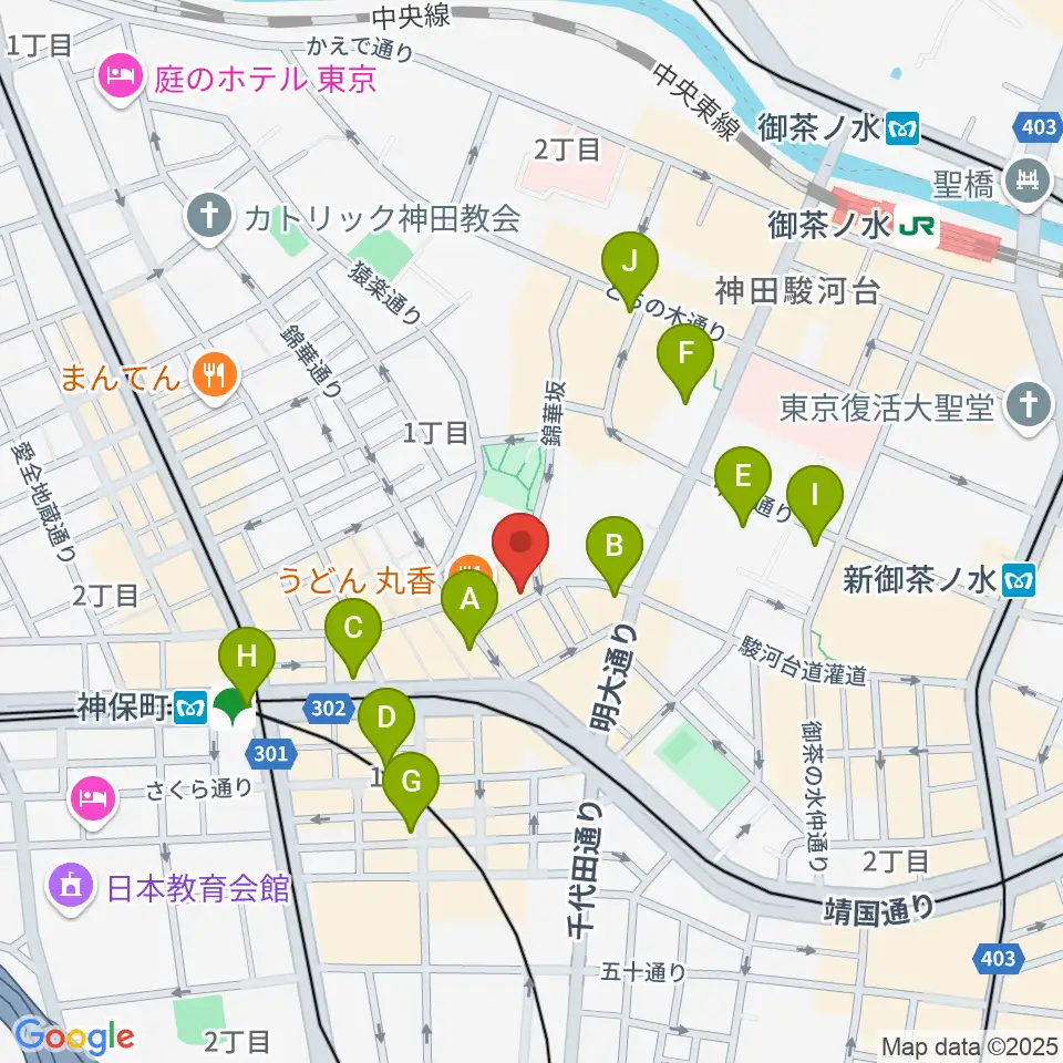 アイゼナハ音楽院周辺のコンビニエンスストア一覧地図