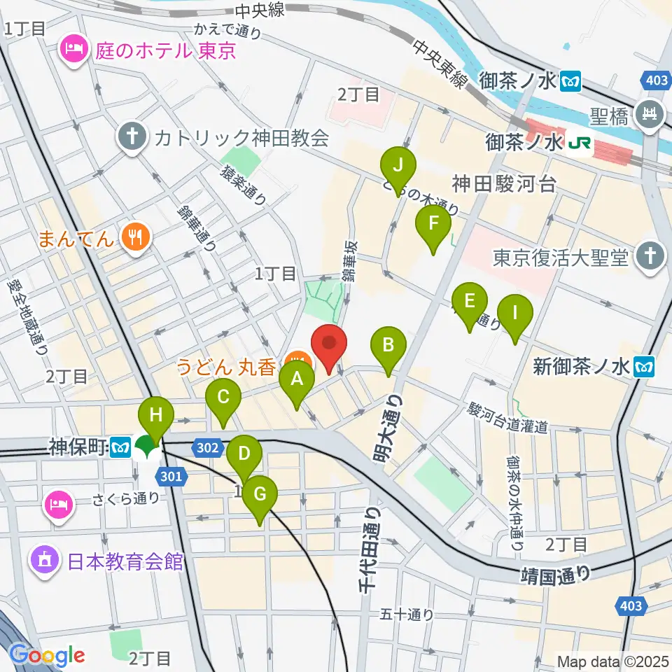 アイゼナハ音楽院周辺のコンビニエンスストア一覧地図