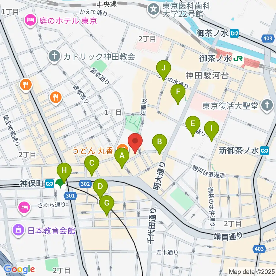 アイゼナハ音楽院周辺のコンビニエンスストア一覧地図