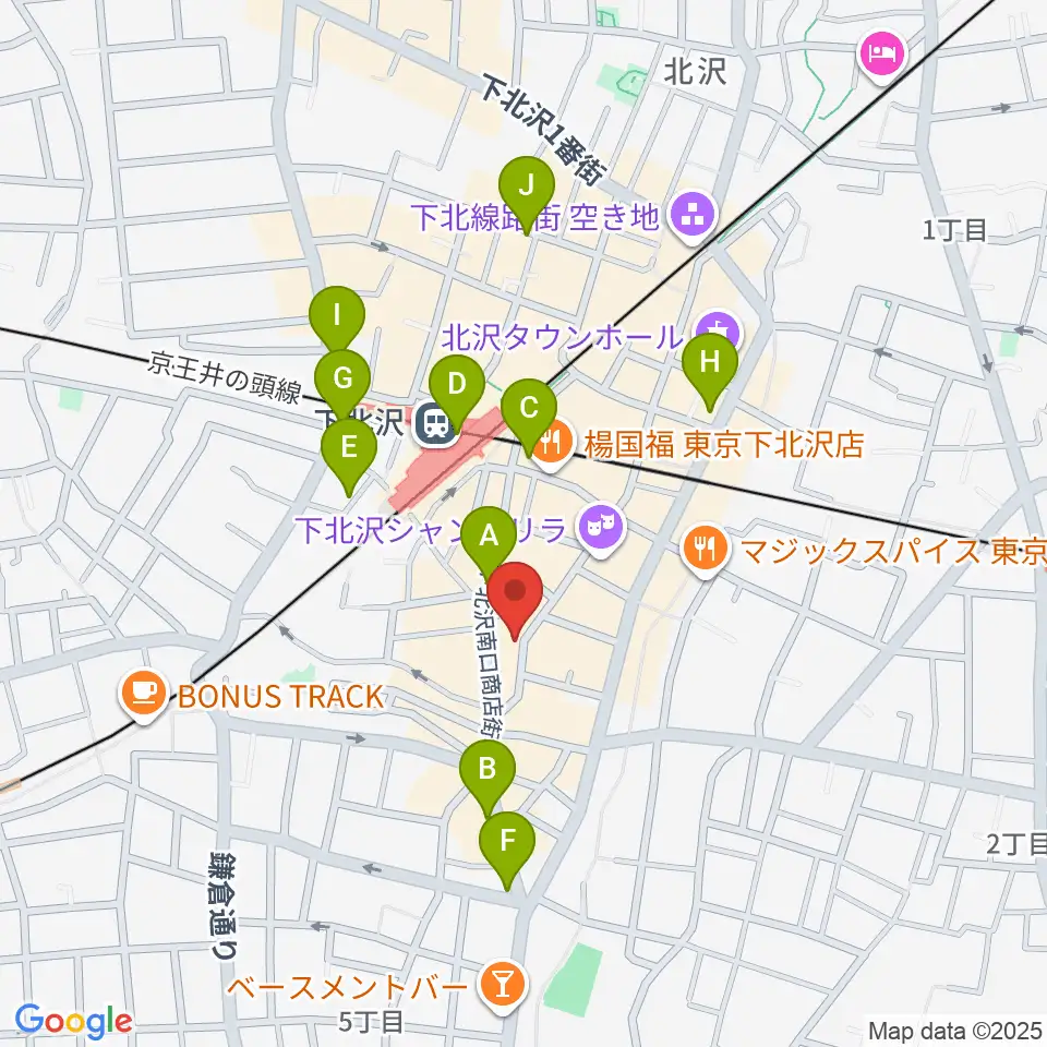 下北沢 近松周辺のコンビニエンスストア一覧地図