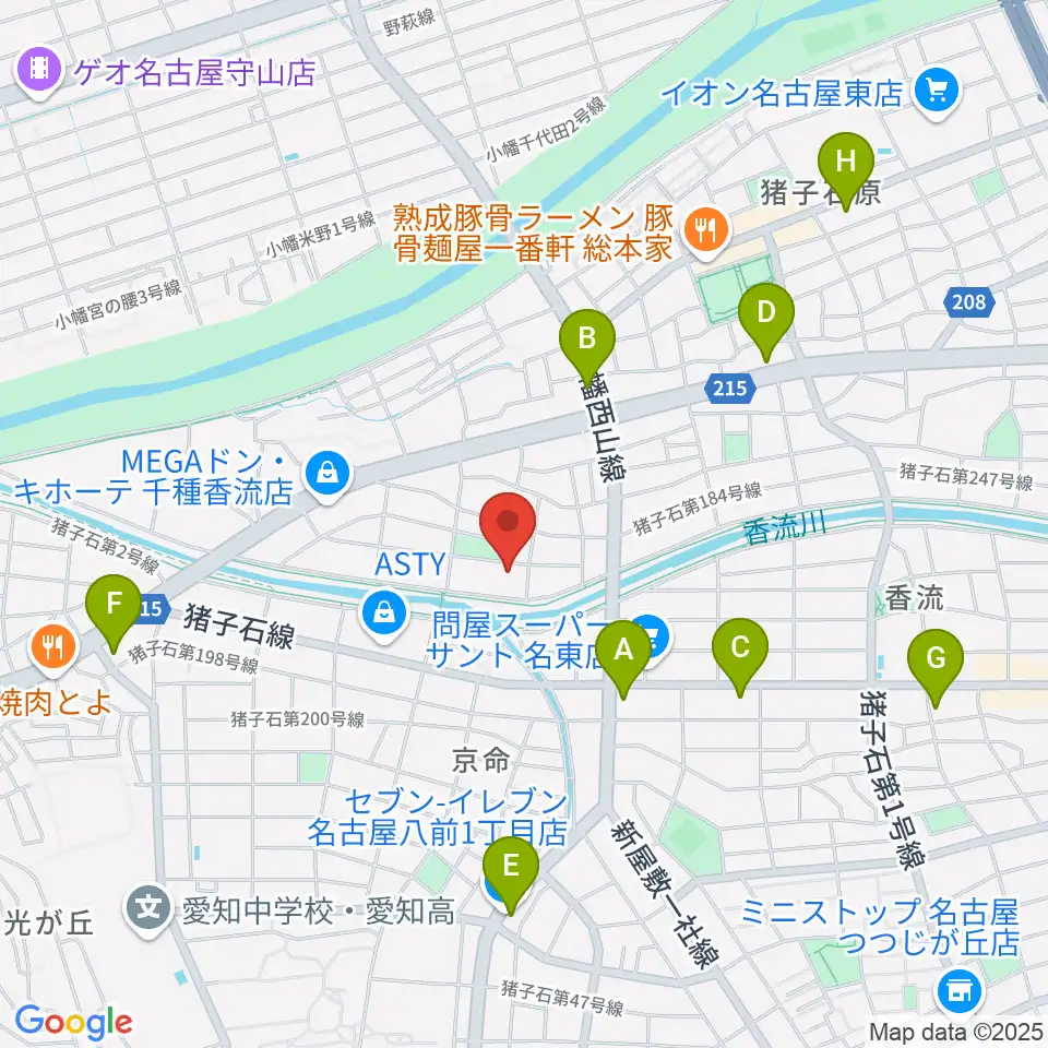 STUDIO SONGS周辺のコンビニエンスストア一覧地図
