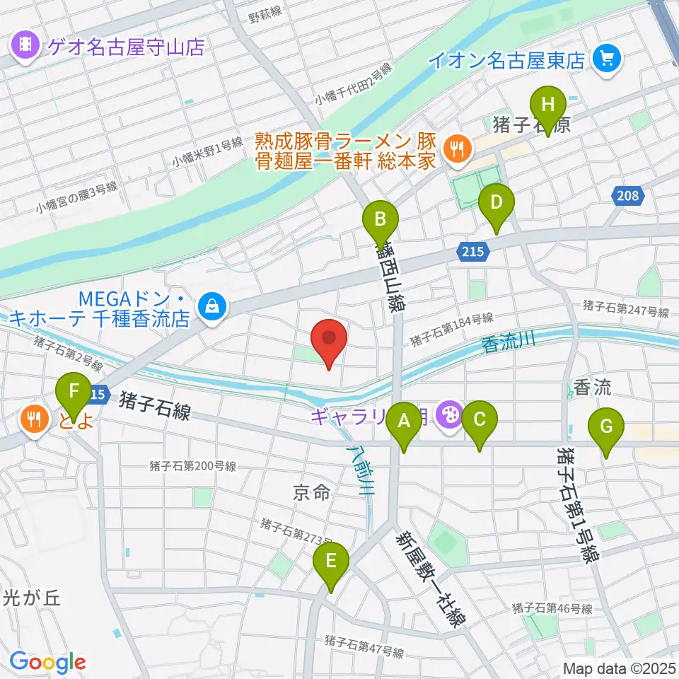 STUDIO SONGS周辺のコンビニエンスストア一覧地図