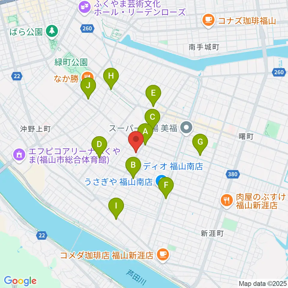 SOUND MAGIC OKI周辺のコンビニエンスストア一覧地図