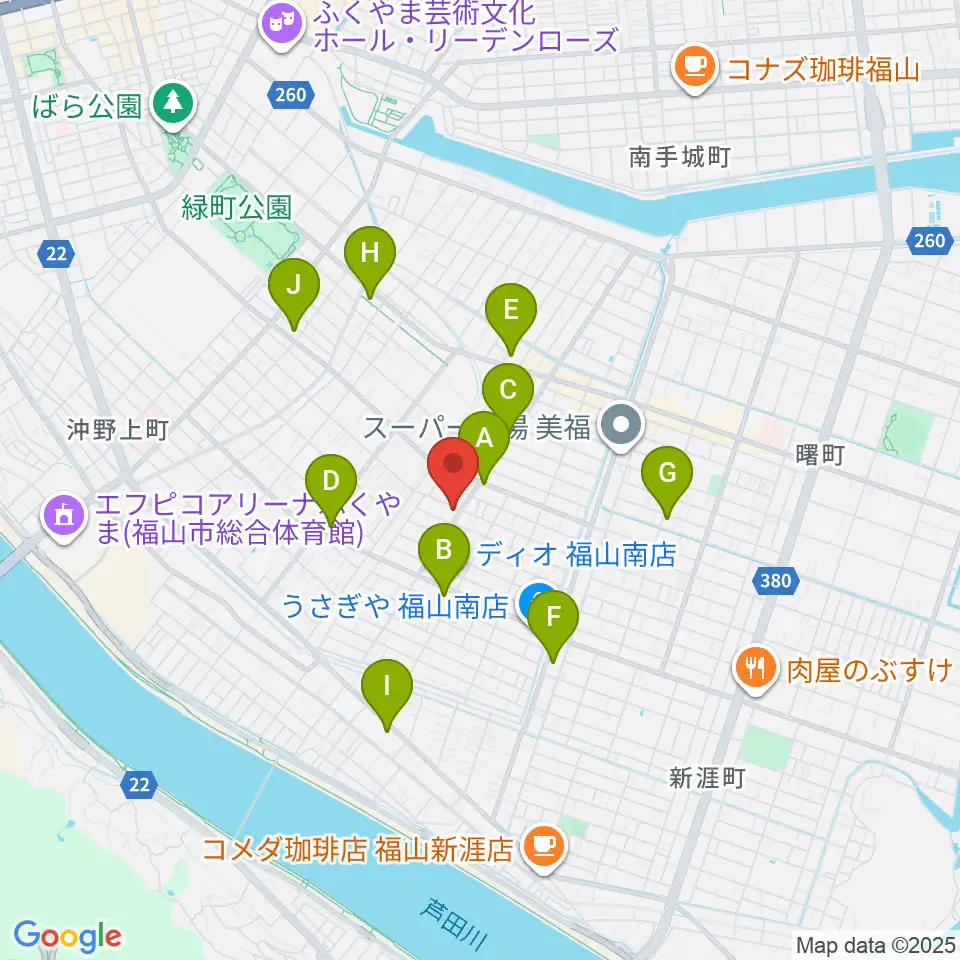 SOUND MAGIC OKI周辺のコンビニエンスストア一覧地図