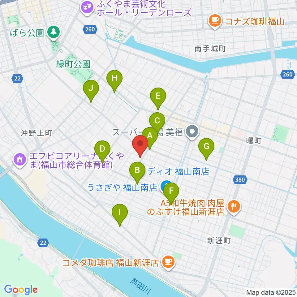 SOUND MAGIC OKI周辺のコンビニエンスストア一覧地図