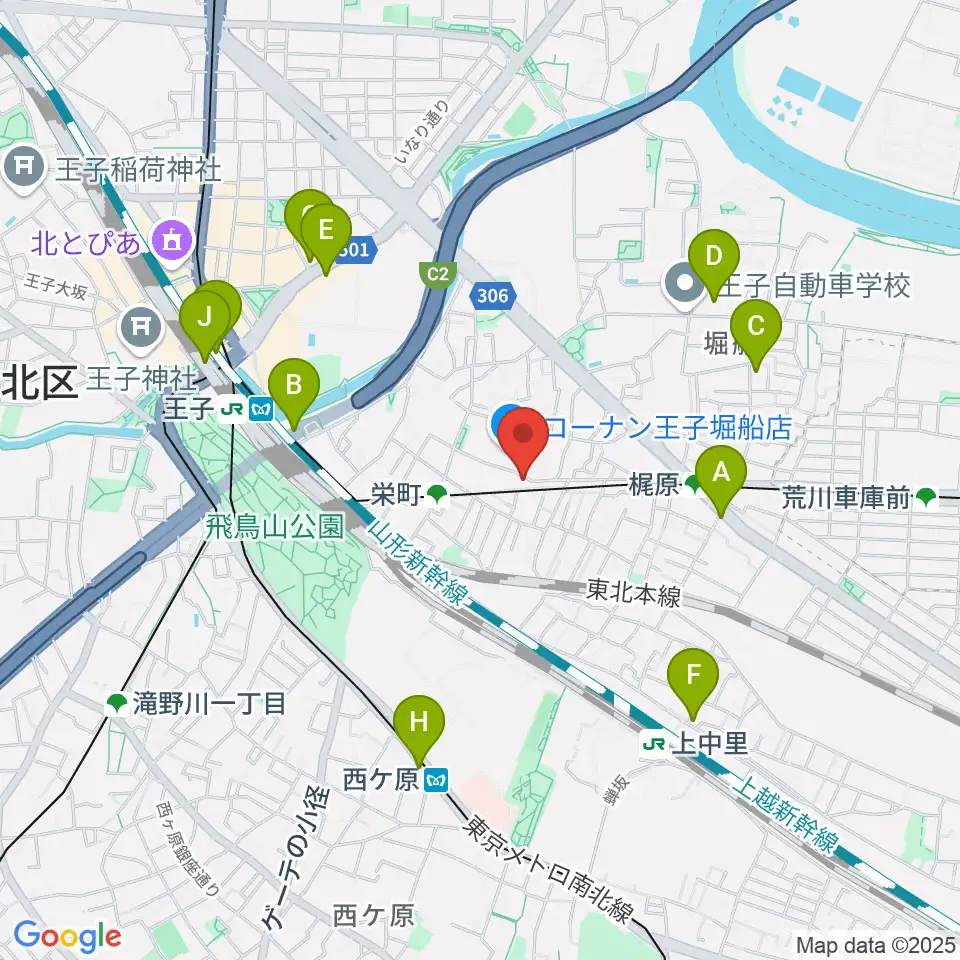 邦楽囃子方 五代目 望月朴清周辺のコンビニエンスストア一覧地図