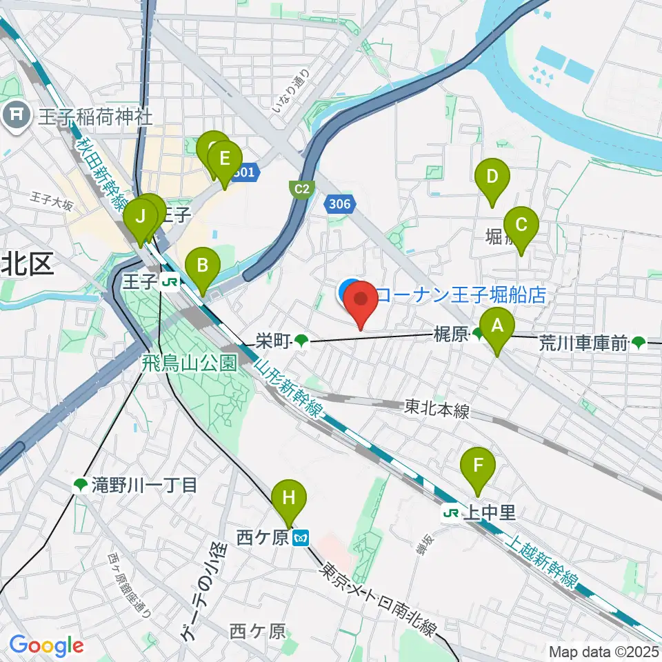 邦楽囃子方 五代目 望月朴清周辺のコンビニエンスストア一覧地図