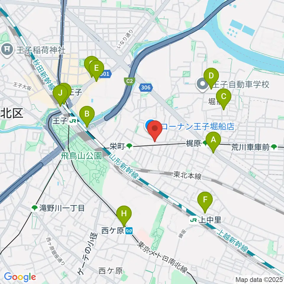 邦楽囃子方 五代目 望月朴清周辺のコンビニエンスストア一覧地図