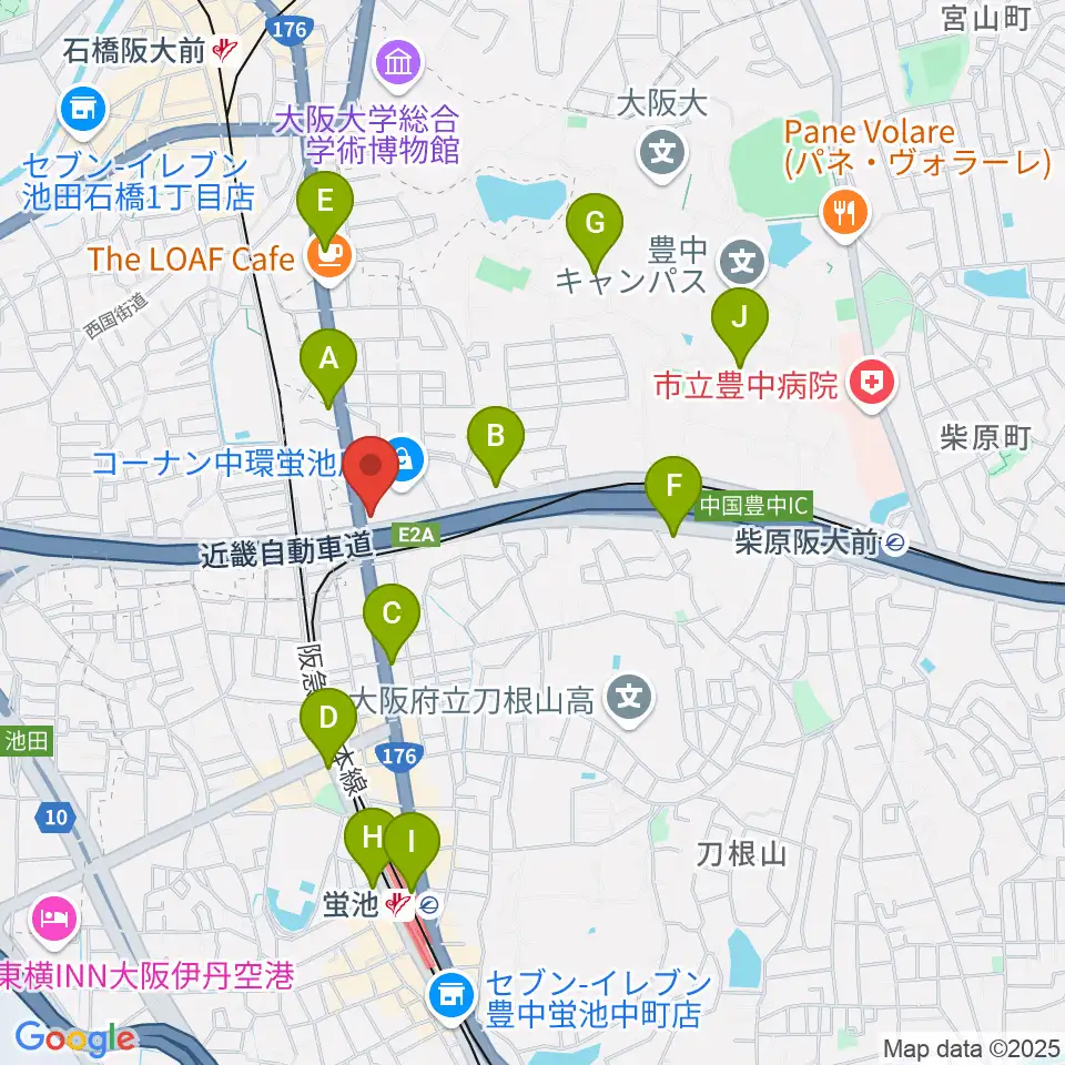 ナルホド周辺のコンビニエンスストア一覧地図