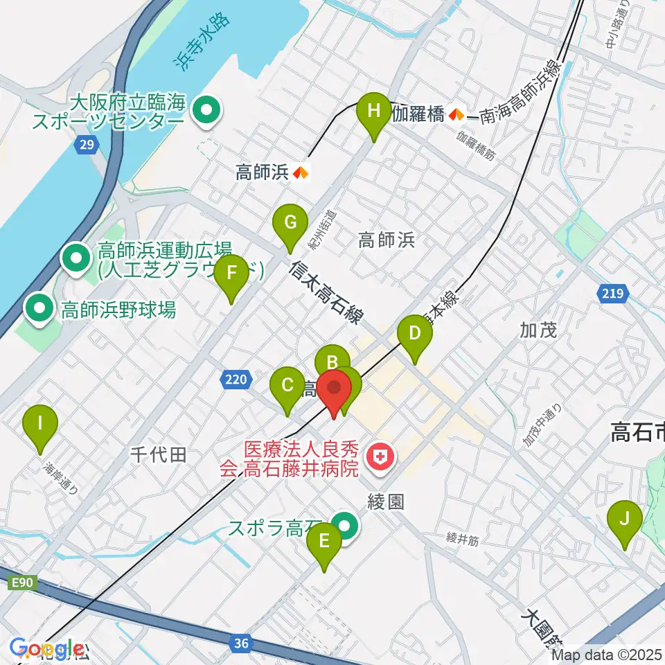 Studio EVER周辺のコンビニエンスストア一覧地図