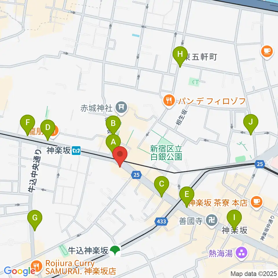 神楽音周辺のコンビニエンスストア一覧地図