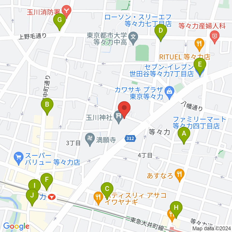 アソルハーモニクス周辺のコンビニエンスストア一覧地図