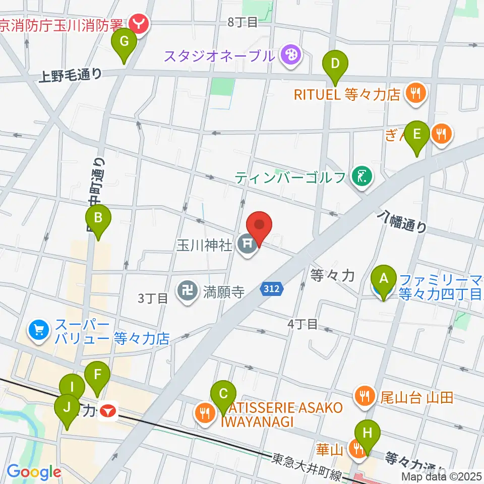 アソルハーモニクス周辺のコンビニエンスストア一覧地図