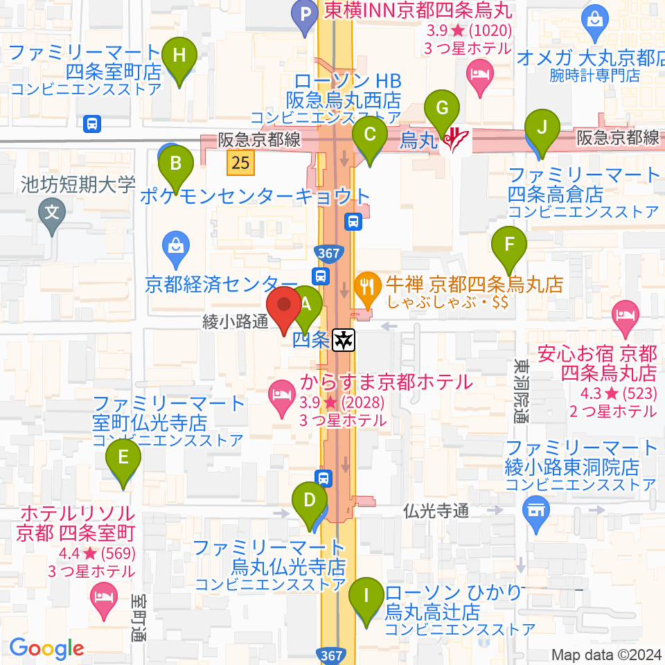 株式会社サロット周辺のコンビニエンスストア一覧地図