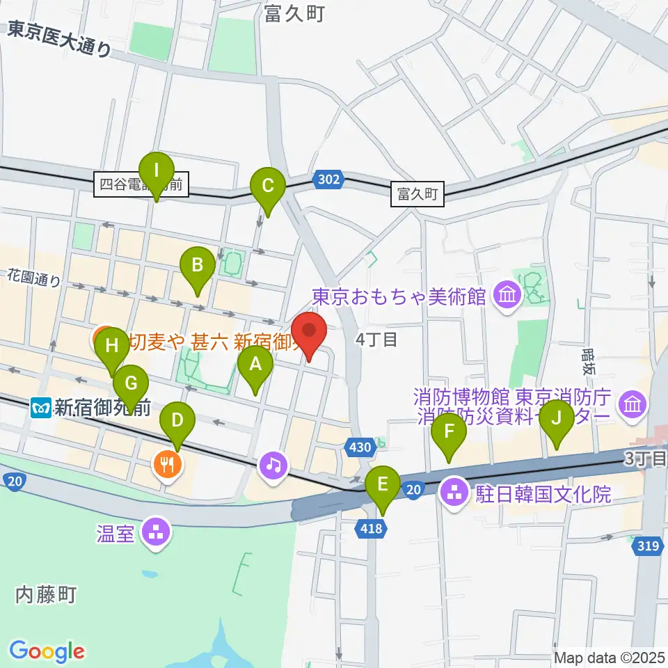 STUDIO Cross Edge周辺のコンビニエンスストア一覧地図