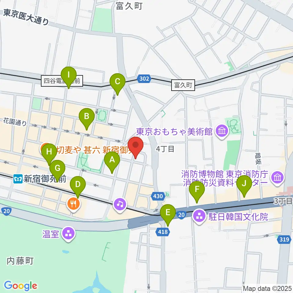 STUDIO Cross Edge周辺のコンビニエンスストア一覧地図