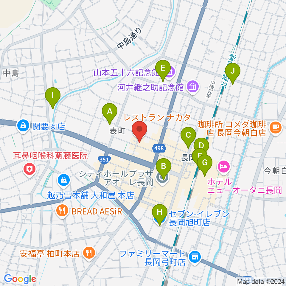 音楽色堂周辺のコンビニエンスストア一覧地図