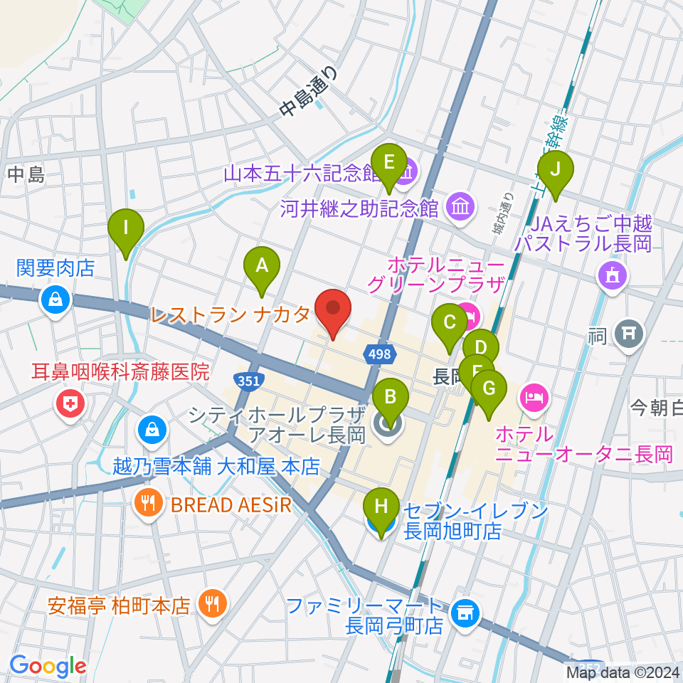 音楽色堂周辺のコンビニエンスストア一覧地図