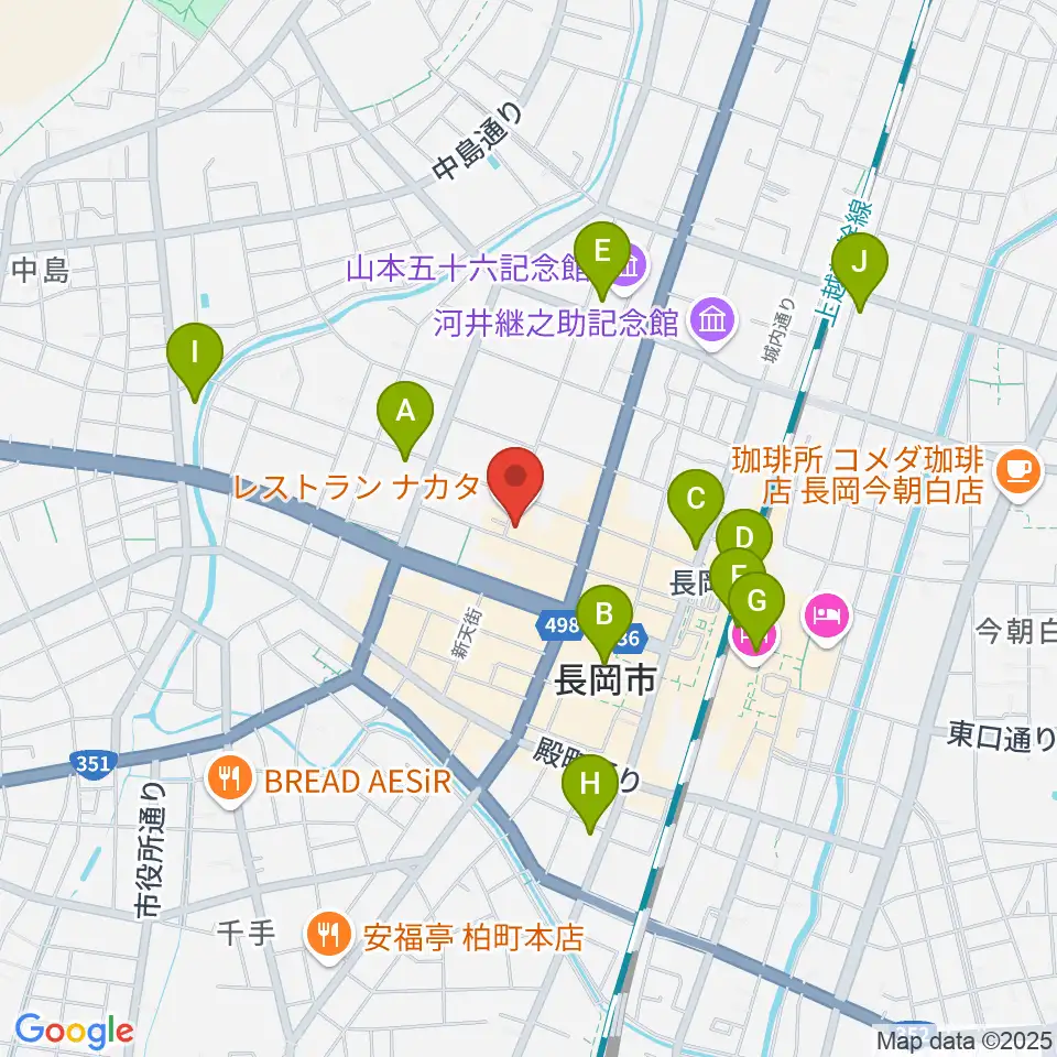 音楽色堂周辺のコンビニエンスストア一覧地図