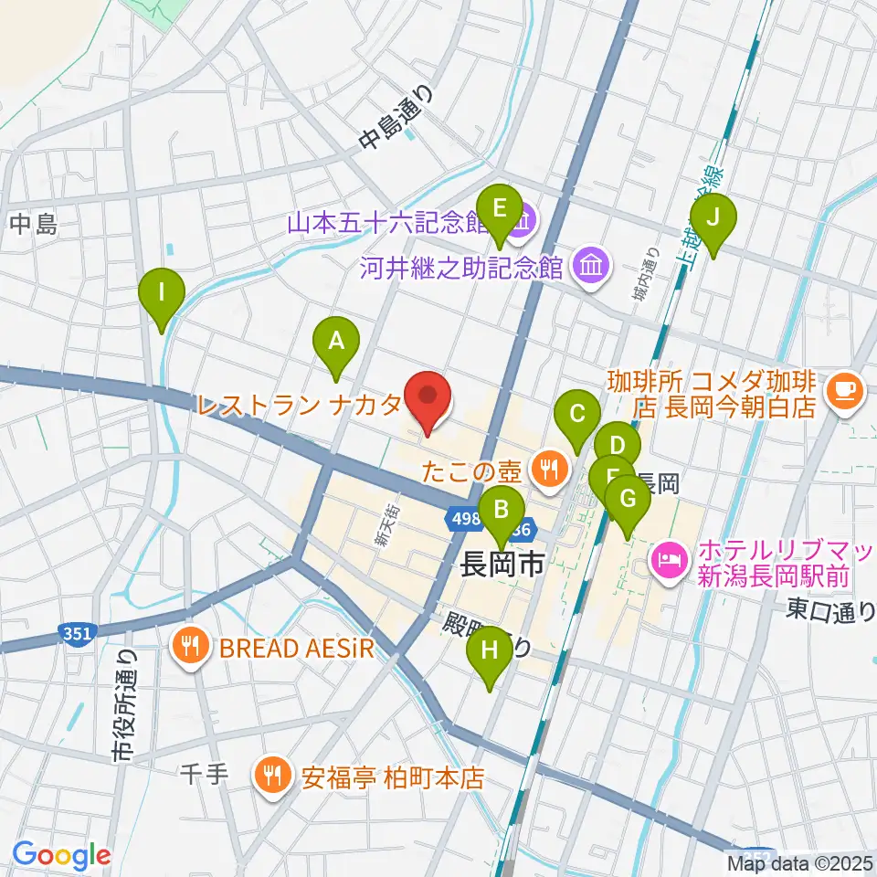 音楽色堂周辺のコンビニエンスストア一覧地図