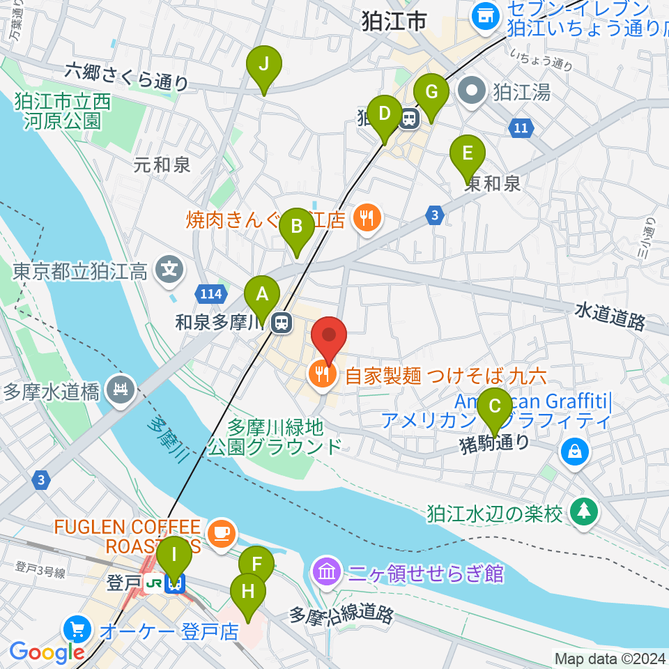 アイスタジオ周辺のコンビニエンスストア一覧地図