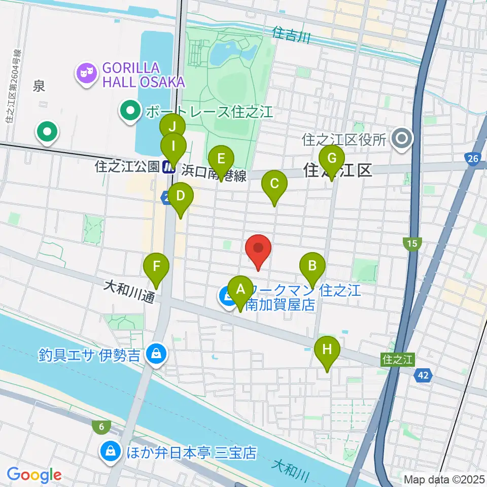 CSE Recording Studio周辺のコンビニエンスストア一覧地図
