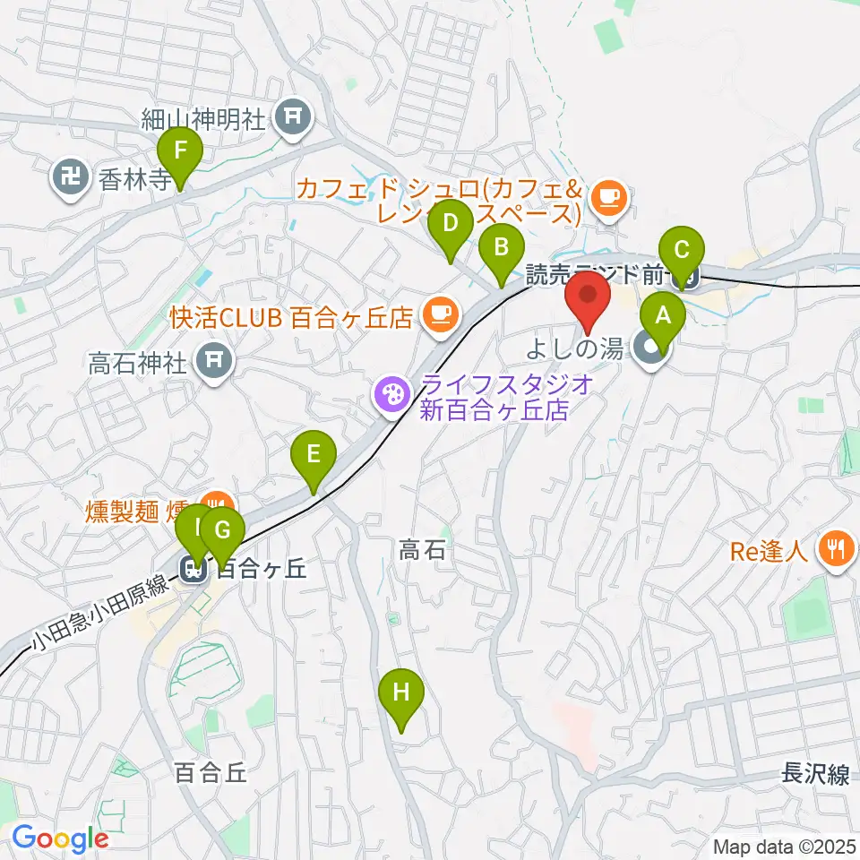 さわの Guitar Lab.周辺のコンビニエンスストア一覧地図