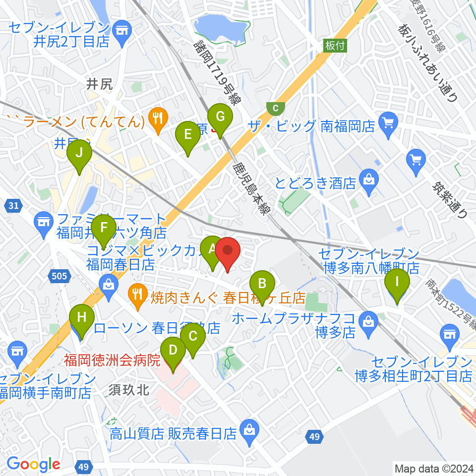 studio smile sounds周辺のコンビニエンスストア一覧地図