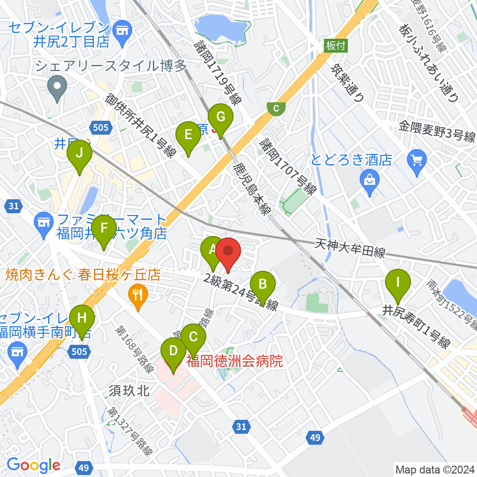 studio smile sounds周辺のコンビニエンスストア一覧地図