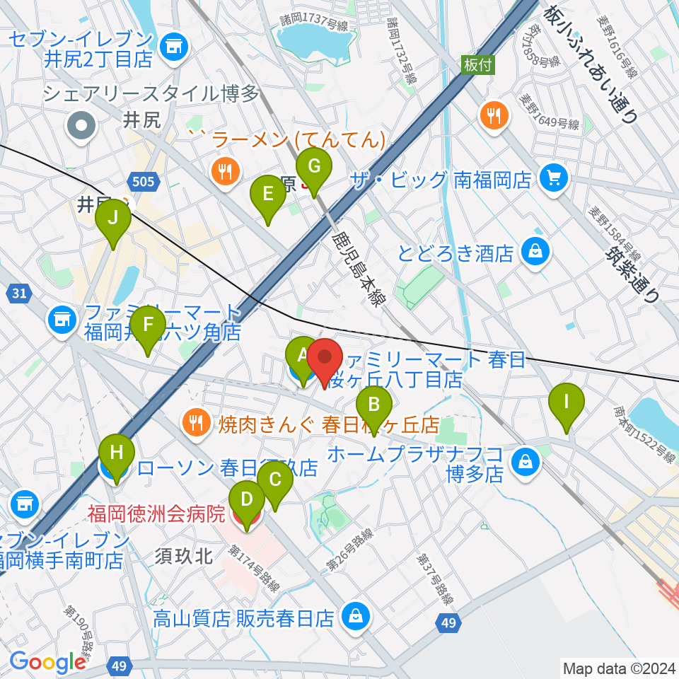 studio smile sounds周辺のコンビニエンスストア一覧地図