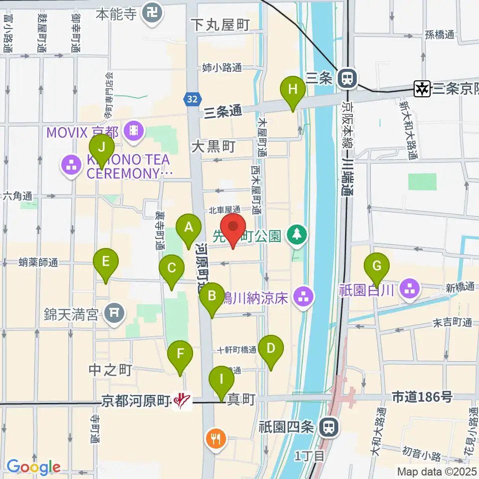 someno kyoto周辺のコンビニエンスストア一覧地図