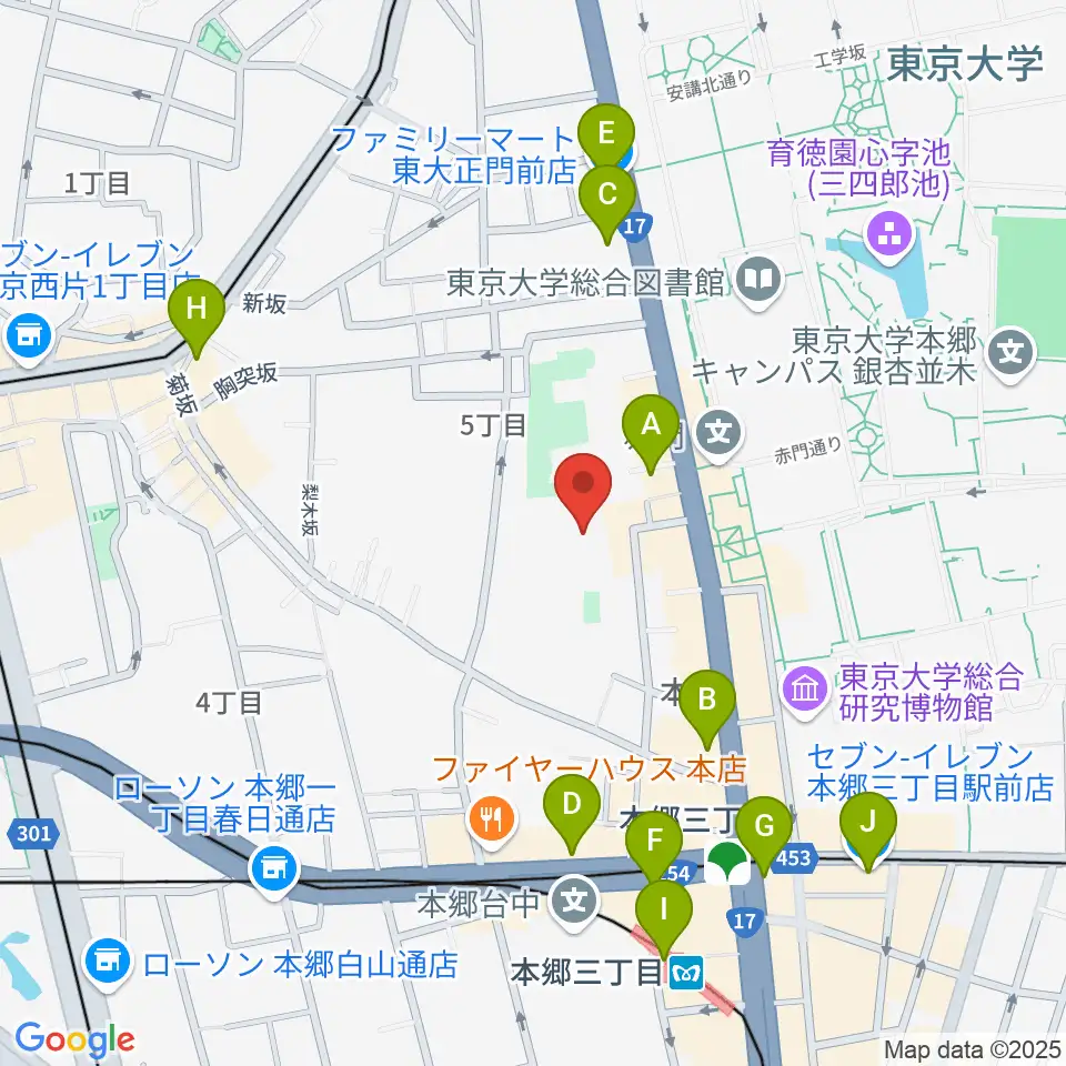 グランデスオノ周辺のコンビニエンスストア一覧地図