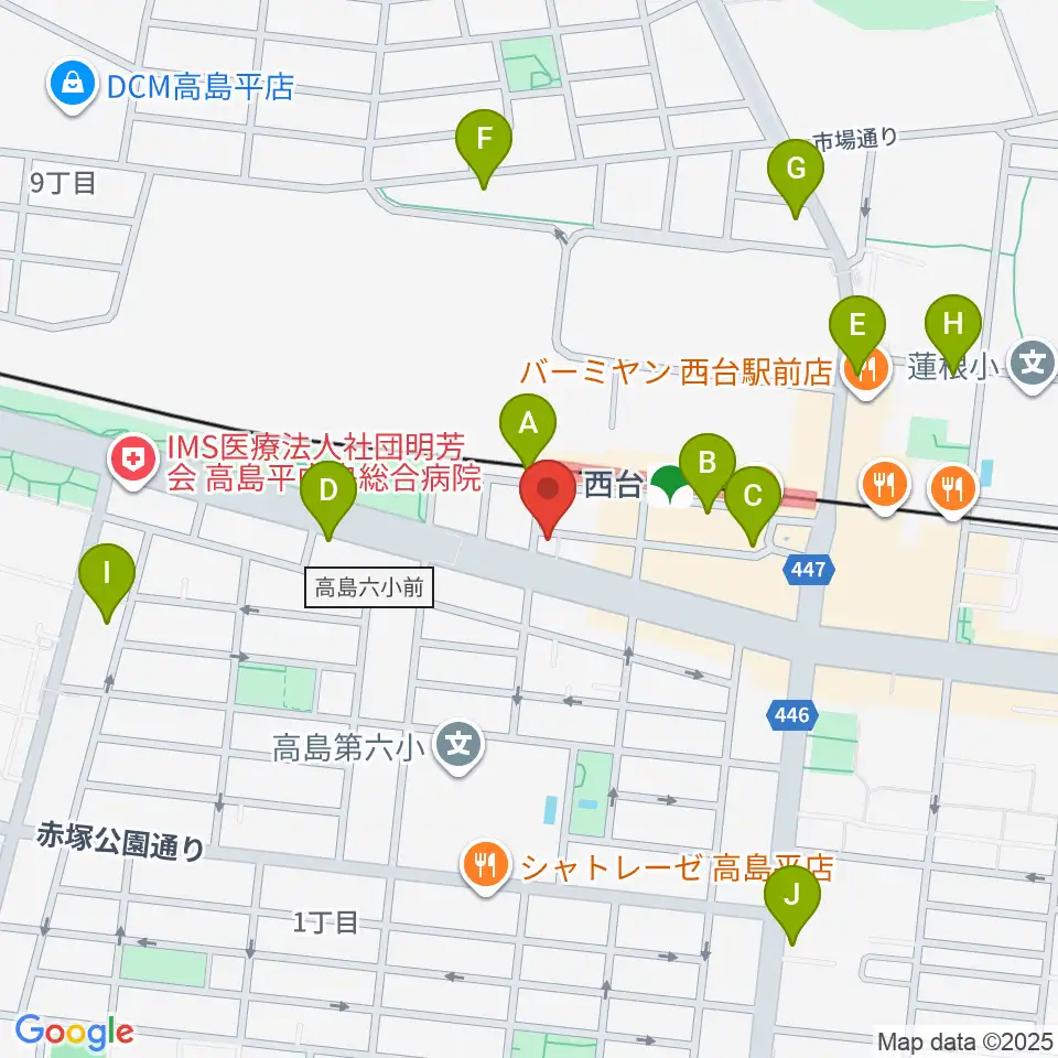 音教学院周辺のコンビニエンスストア一覧地図