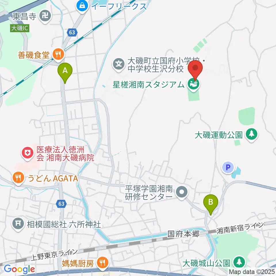 FM湘南マジックウェイブ周辺のコンビニエンスストア一覧地図