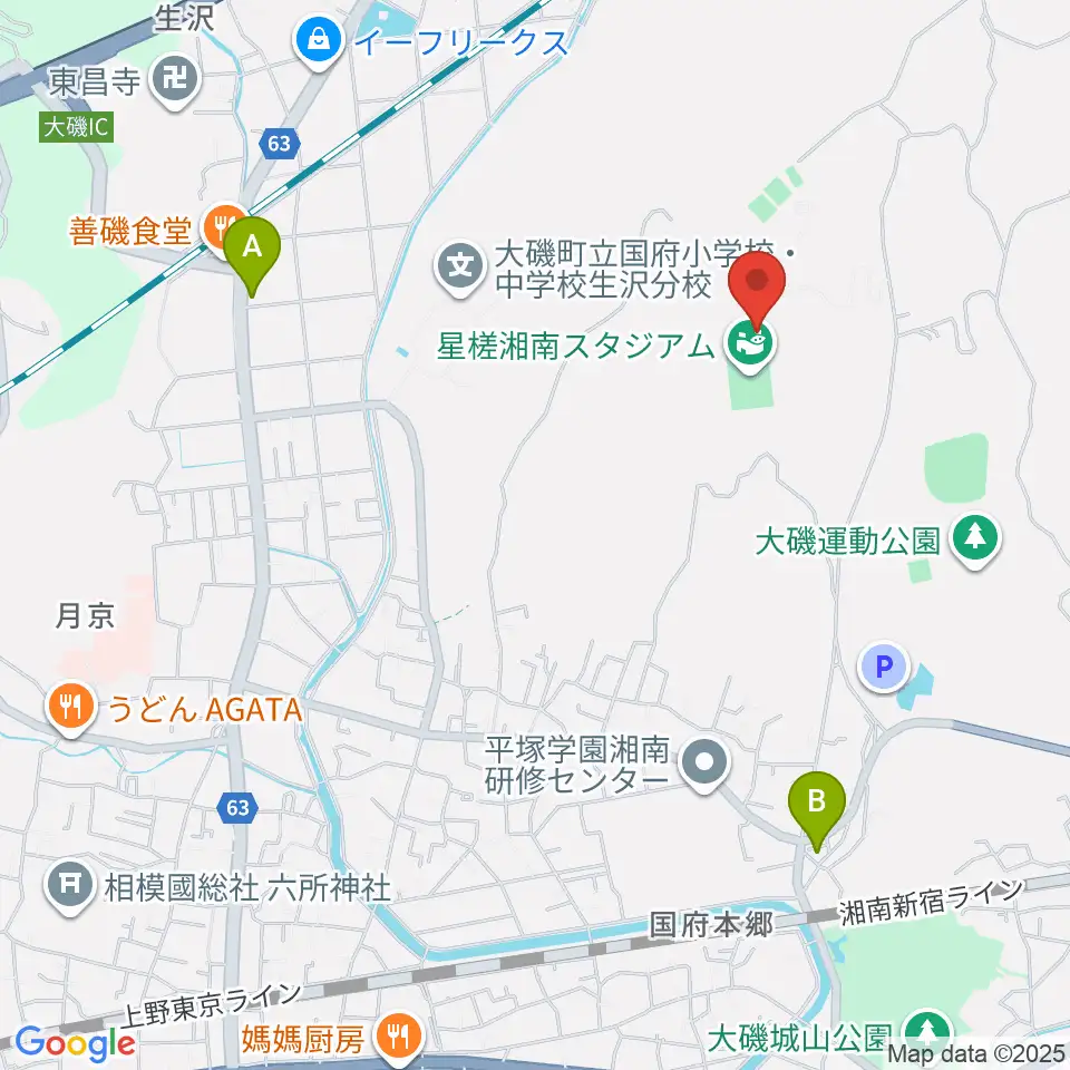 FM湘南マジックウェイブ周辺のコンビニエンスストア一覧地図