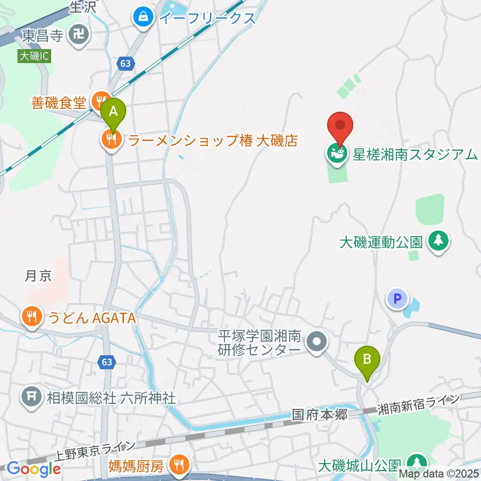 FM湘南マジックウェイブ周辺のコンビニエンスストア一覧地図