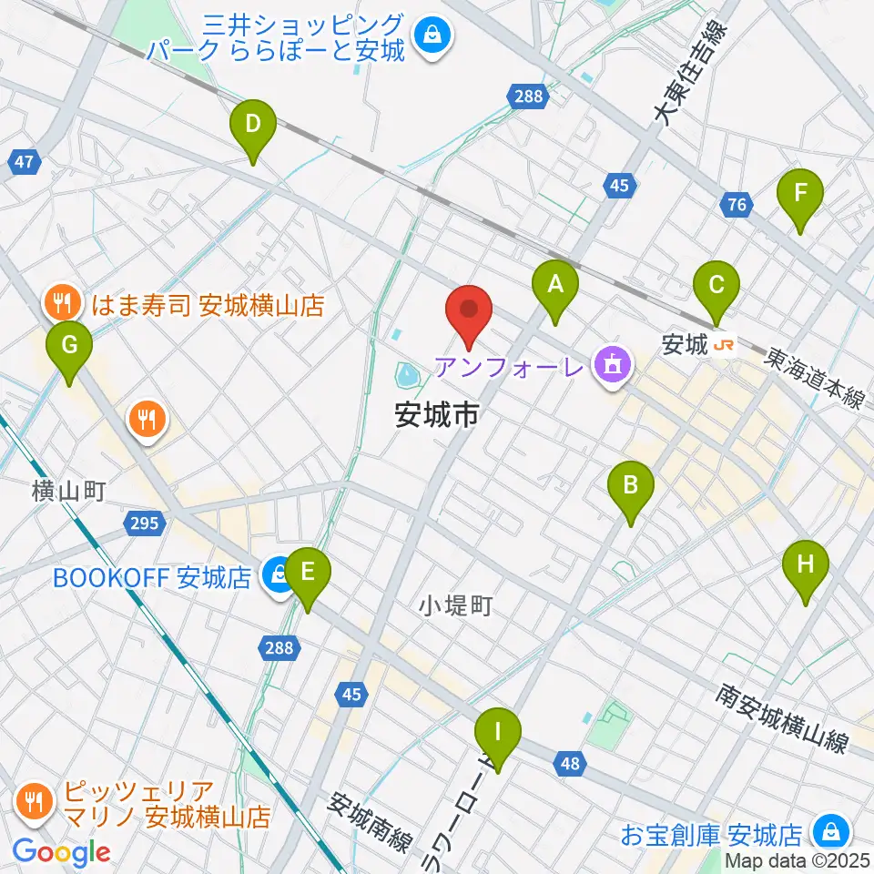 へきしんギャラクシープラザ周辺のコンビニエンスストア一覧地図