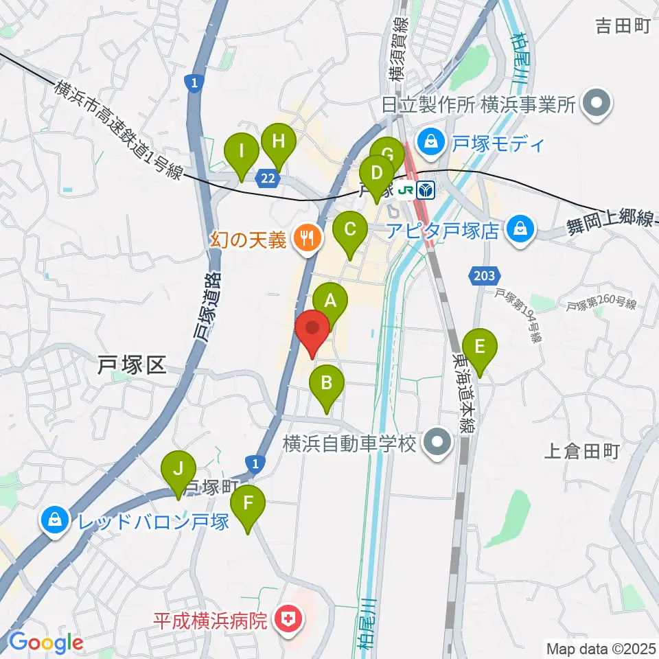 さやか音感ピアノ教室周辺のコンビニエンスストア一覧地図