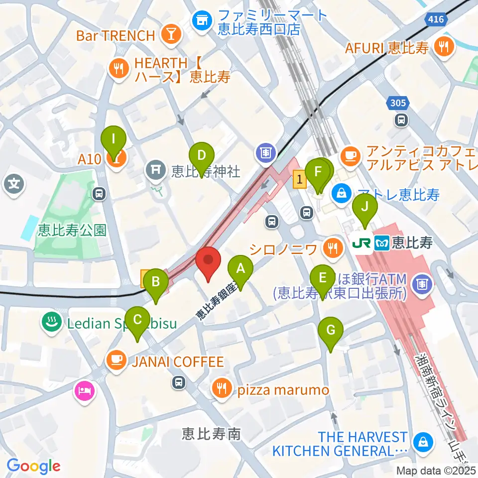 声の達人スタジオ周辺のコンビニエンスストア一覧地図