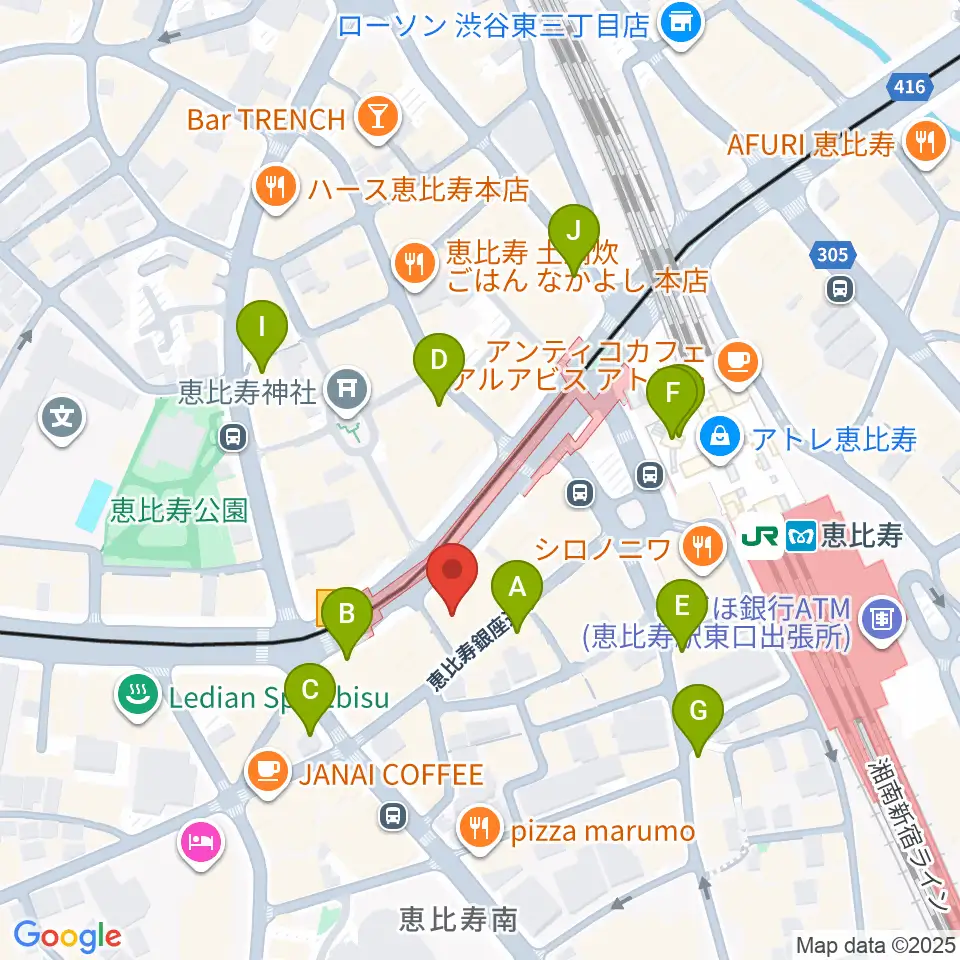 声の達人スタジオ周辺のコンビニエンスストア一覧地図